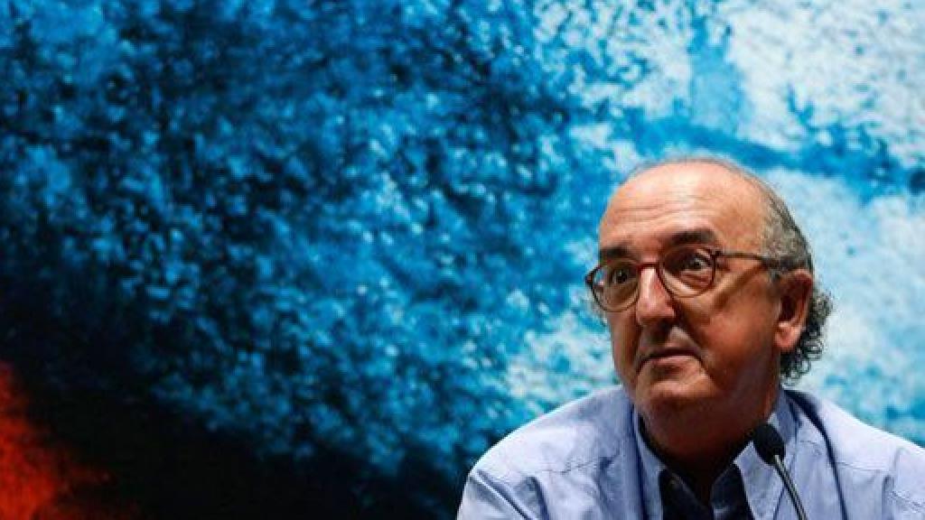Jaume Roures, fundador y accionista de Mediapro junto a Tatxo Benet, en una comparecencia pública.