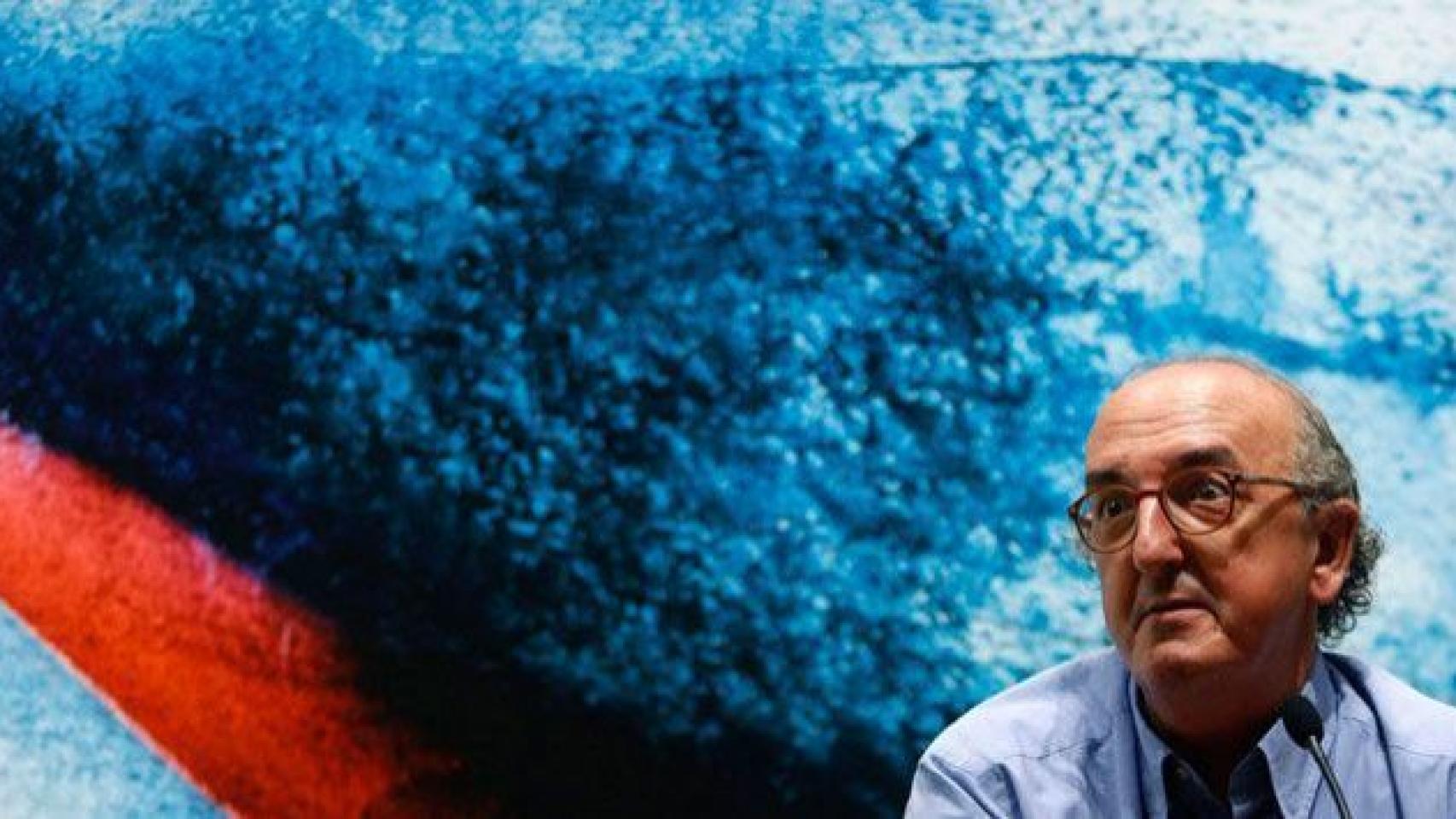 Jaume Roures, fundador y accionista de Mediapro junto a Tatxo Benet, en una comparecencia pública.