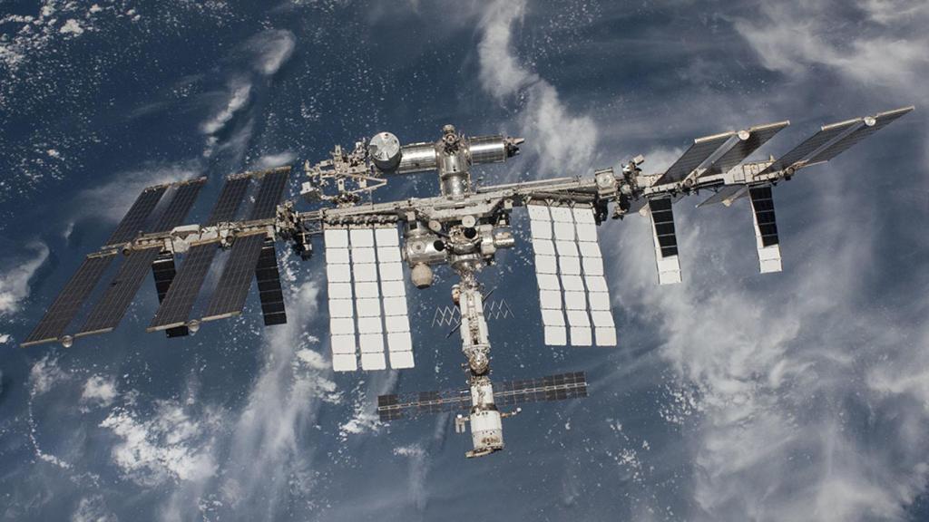 La Estación Espacial Internacional.