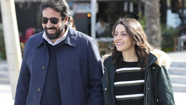 Inés Arrimadas junto a su marido, Xavier Cima.