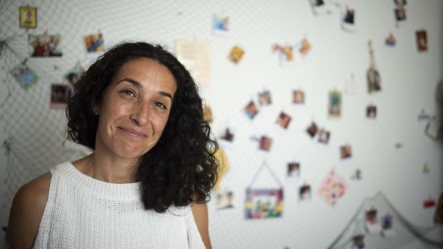 Patricia Ramírez, madre de Gabriel Cruz, en su casa de Almería, este pasado miércoles.