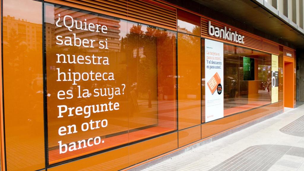Una sucursal de Bankinter en una imagen de archivo.