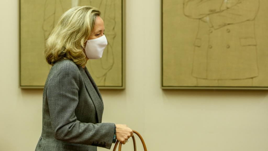 La vicepresidenta económica del Gobierno, Nadia Calviño.