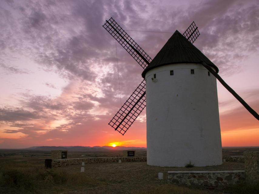 Molinos de viento en Alcázar de San Juan.