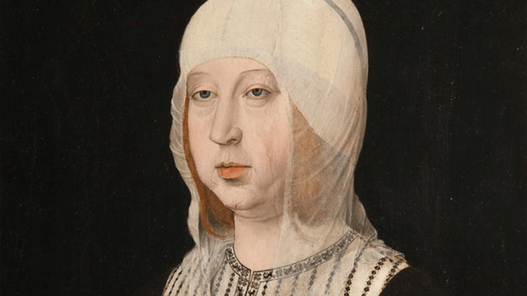 Retrato de Isabel la Católica atribuido a Juan de Flandes. Hacia 1500-1504.