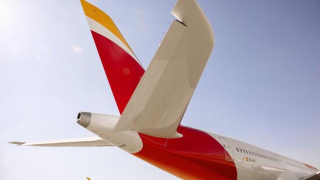 Un avión de IAG.