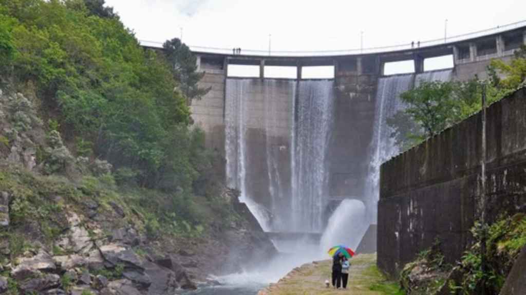 La presa de Eiras, en Fornelos de Montes, abastece a la ciudad de Vigo.
