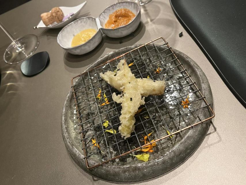 Tempura de calçot - Grupo Ricardo Sanz