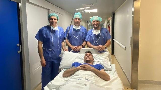 Óscar Plano tras la operación