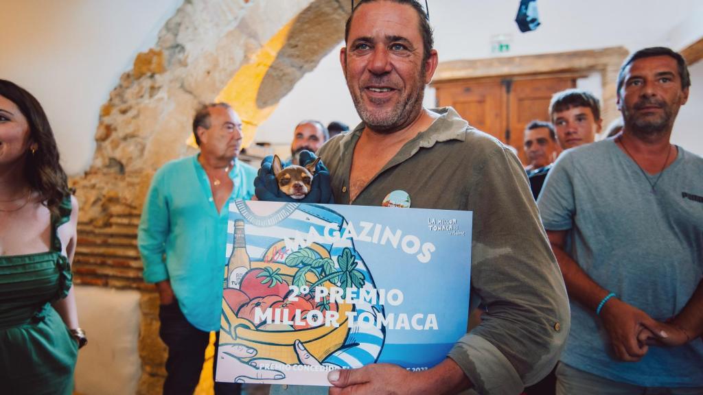 Jaume Noguera Poquet de Ondara segundo premio Millor Tomaca de la Marina Els Magazinos