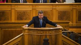 El presidente de Castilla-La Mancha, Emiliano García-Page, el pasado 5 de julio durante su debate de investidura.