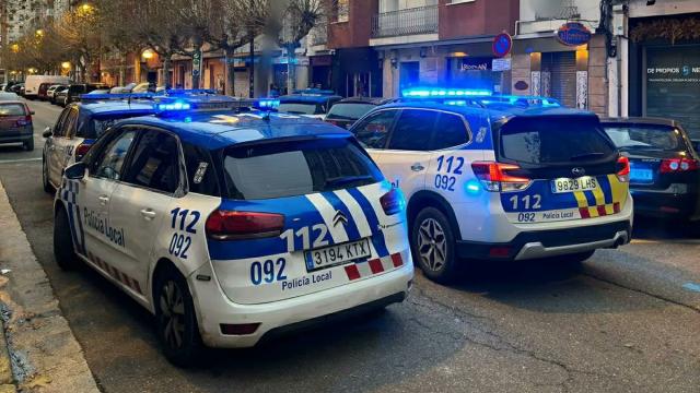 Coches de la Policía Local de Burgos