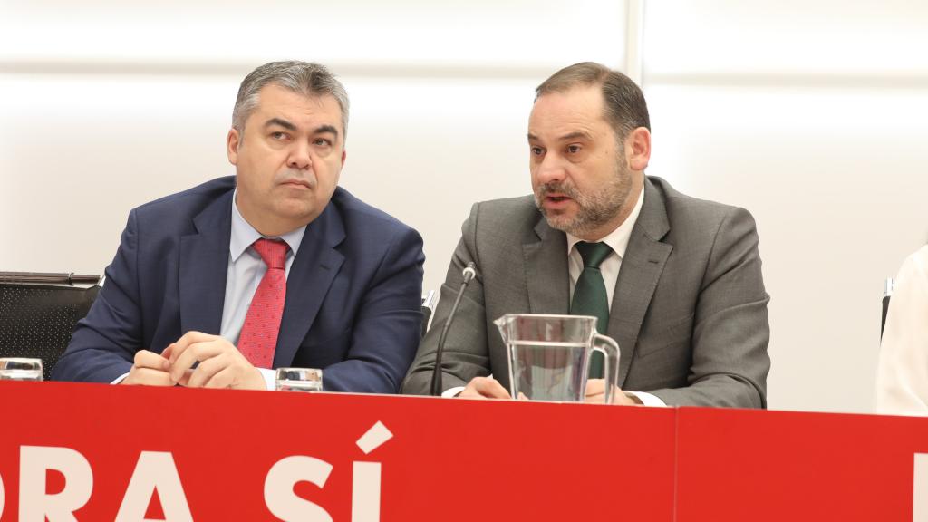 Santos Cerdán y José Luis Ábalos.