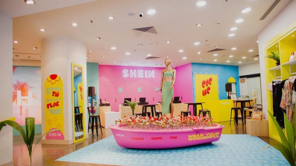Tienda 'Pop up' de Shein.