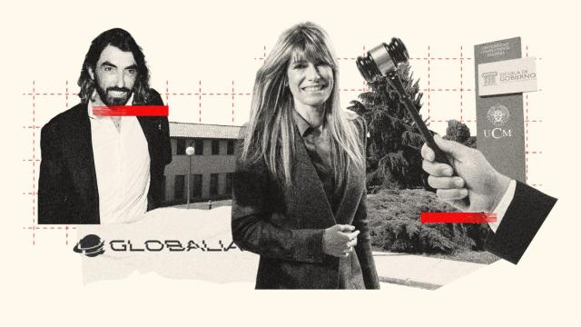 Begoña Gómez y Javier Hidalgo en un fotomontaje.