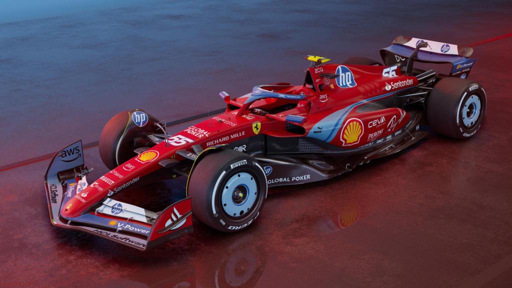 Imagen del Ferrari SF-24 en el anterior Gran Premio de Miami de Fórmula 1.