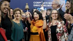Irene Natividad, presidenta de GSW en La Bolsa de Madrid.