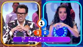 Juan Avellaneda y Beatriz Luengo en 'Pasapalabra'.