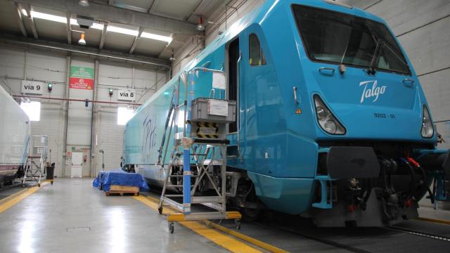 Tren de hidrógeno de Talgo en pruebas.