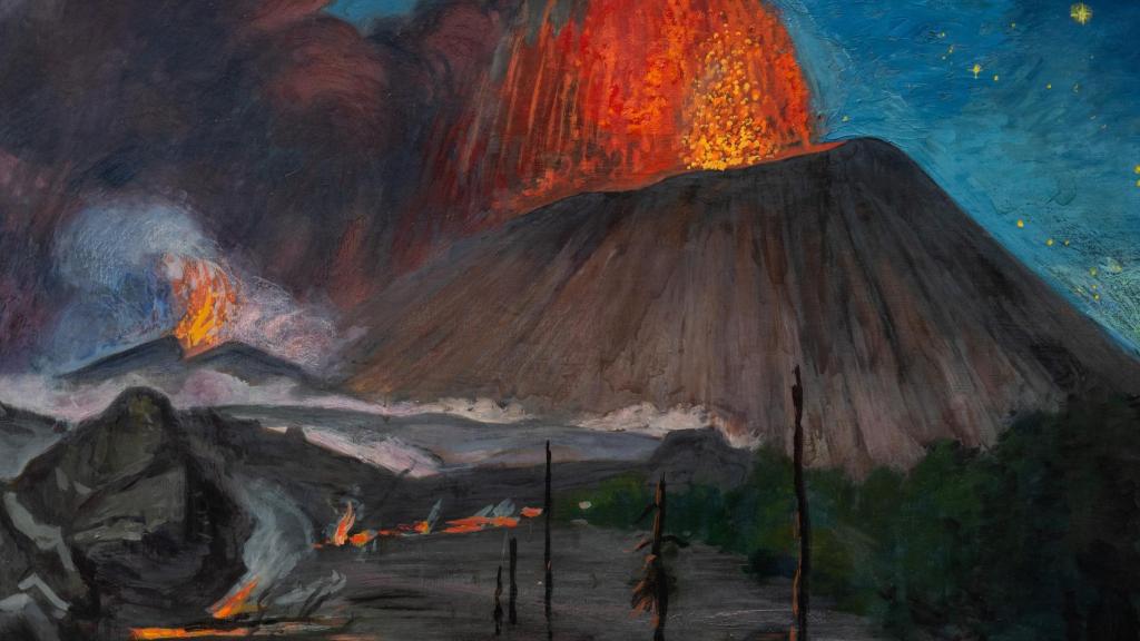 Gerardo Murillo: 'Dr. Atl, Erupción en apogeo', 1960. Foto: Fundación Casa de México en España
