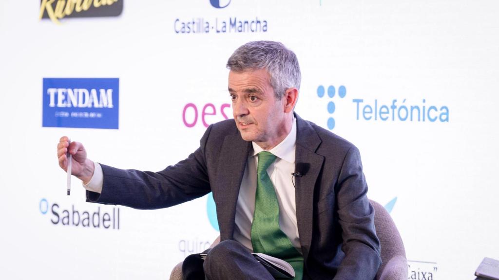 Gonzalo Sáenz de Miera, director de Cambio Climático y Alianzas de Iberdrola, durante su participación en el IV Foro Económico Español de Castilla-La Mancha.