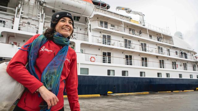 Rosa Castizo viajó a la Antártida con la iniciativa Homeward Bound Acciona.
