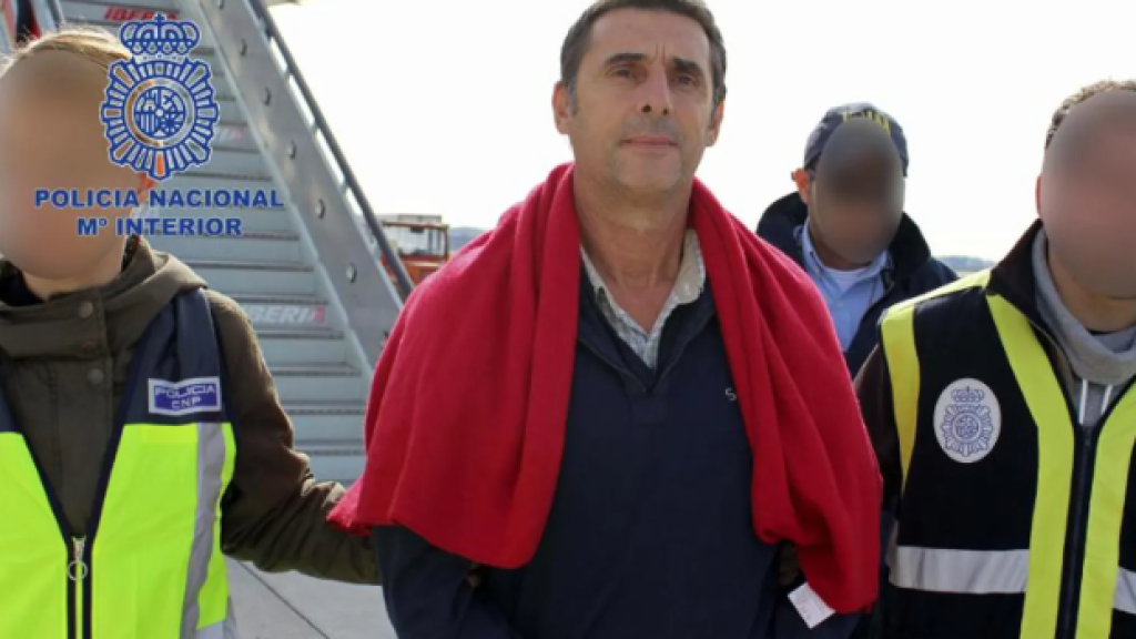 El etarra Narváez Goñi, en 2015, tras ser detenido en México.