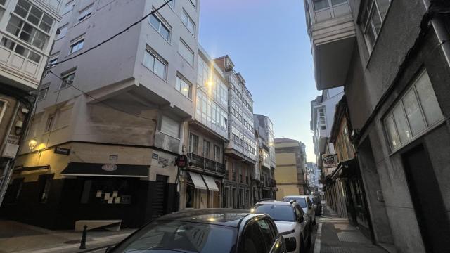 La calle del Orzán en A Coruña.