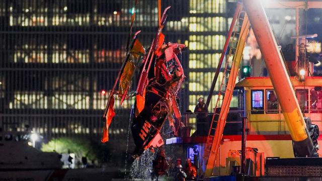 Accidente de helicóptero en Nueva York.