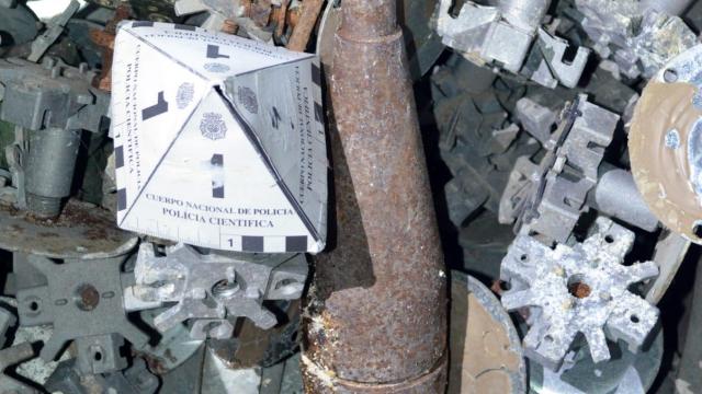 Granada de guerra encontrada en el cobertizo de una finca de Zamora