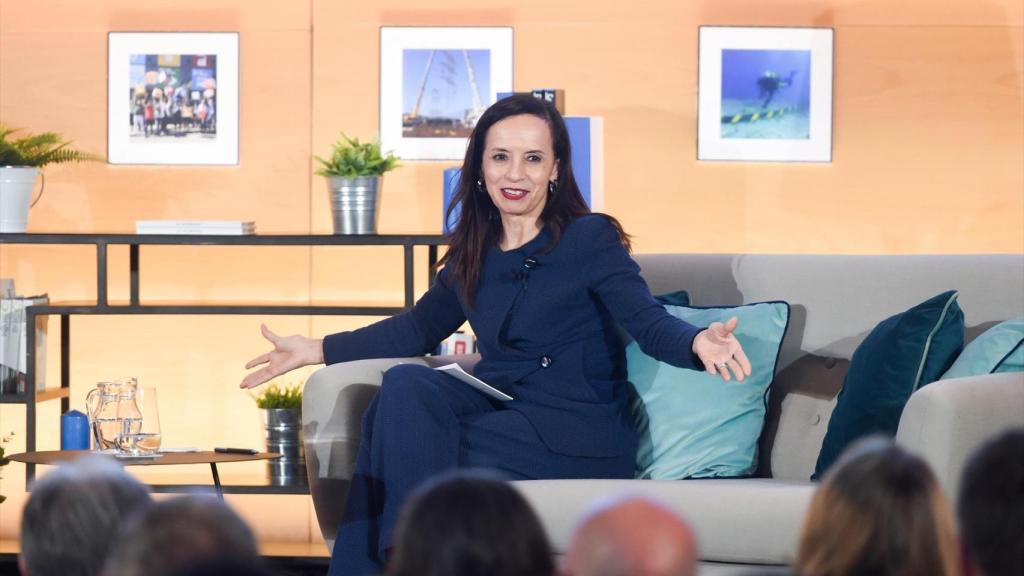 La presidenta de Red Eléctrica, Beatriz Corredor, el pasado marzo en la sede del Ministerio de Transición Ecológica.
