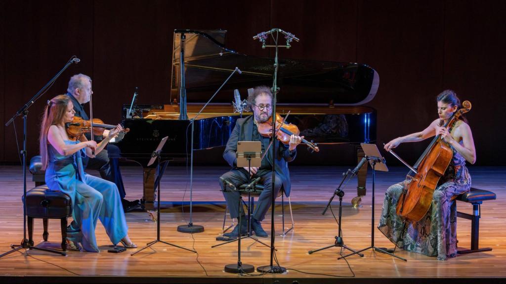 Aula de (Re)estrenos. Cámara inédita: cuartetos españoles con piano. Foto: DoloresIglesias Fernández / Archivo Fundación Juan March.