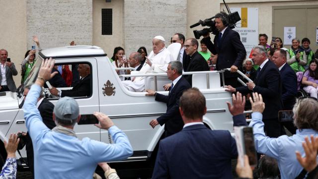 El Papa Francisco el pasado 20 de abril, horas antes de morir.