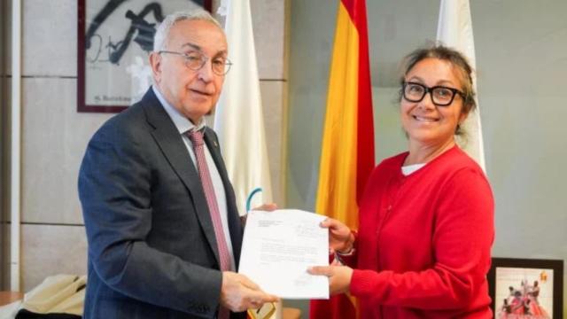 Alejandro Blanco y la vicepresidenta del COE, Victoria Cabezas
