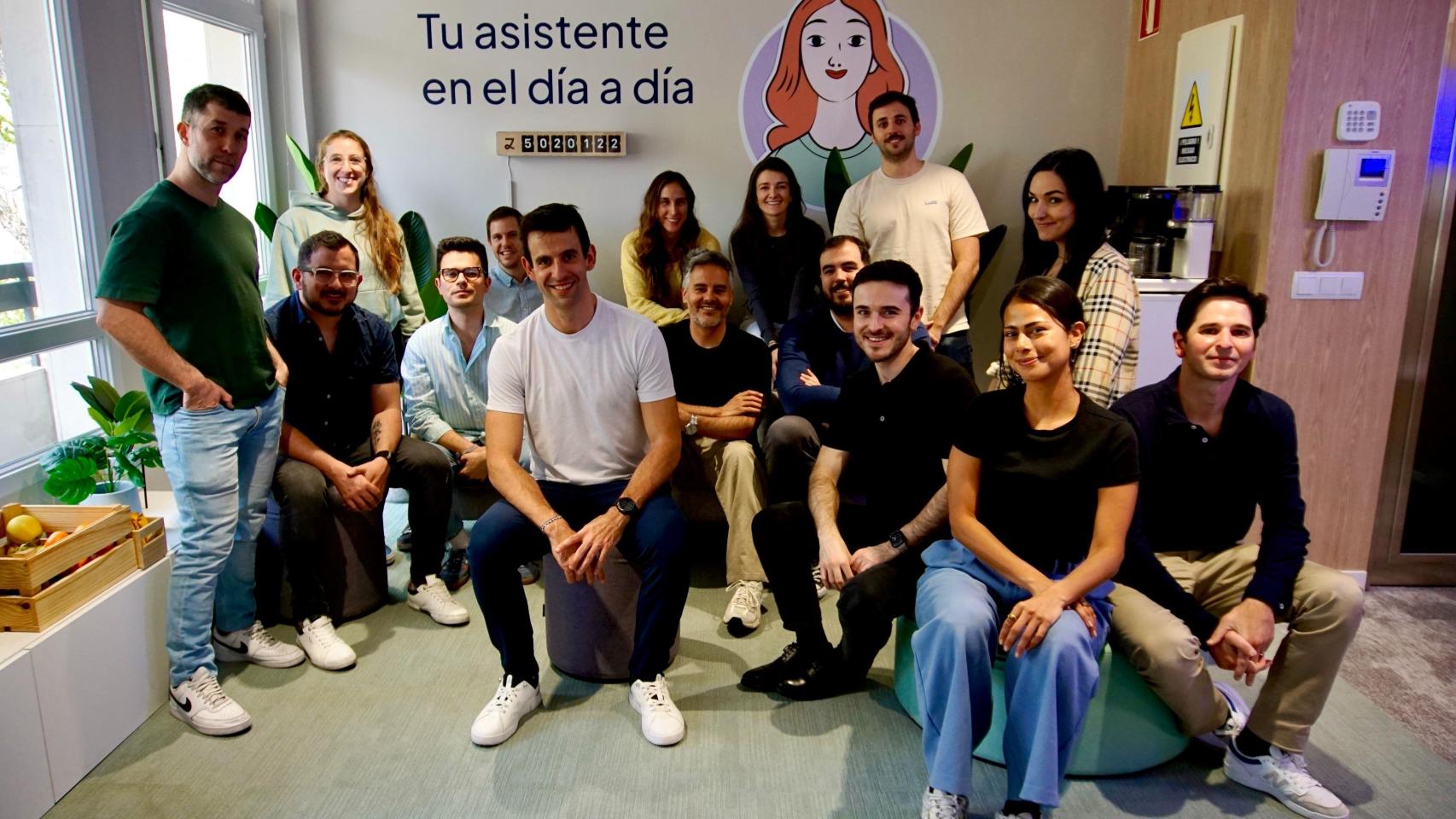 Equipo de la startup Luzia.