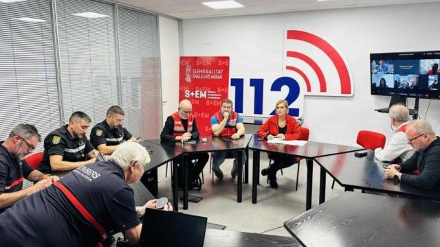 Celebración de la reunión del Cecopi el día de la dana