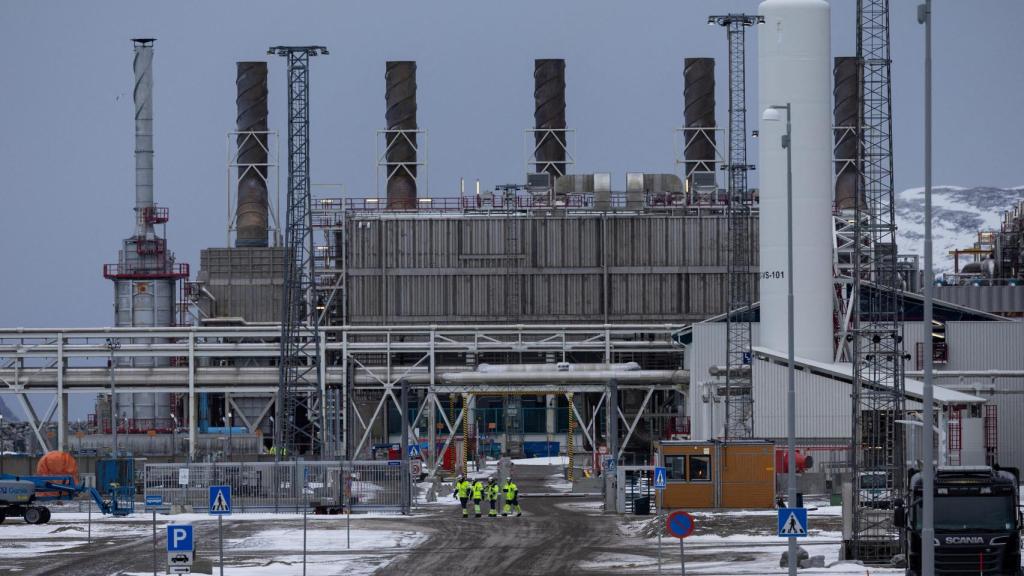 Una planta de gas natural licuado en Noruega