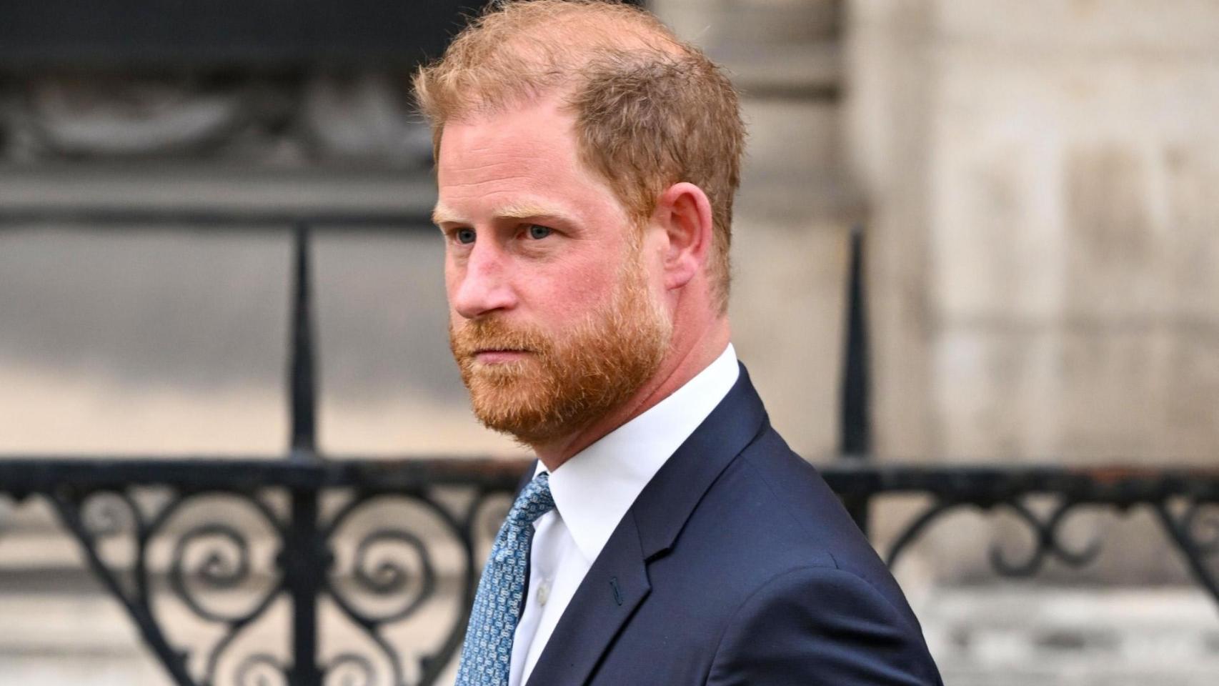 El príncipe Harry, en el juicio de Londres el pasado 8 de abril de 2025.