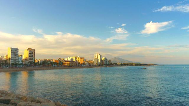 Vista de la costa de Vinaròs (Castellón). Turisme CV