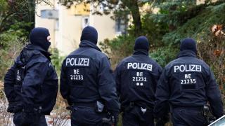 Operativo policial contra la extrema derecha desplegado en Berlín en 2022.