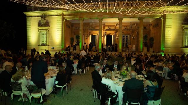 Vista general de los asistentes a esta gala.