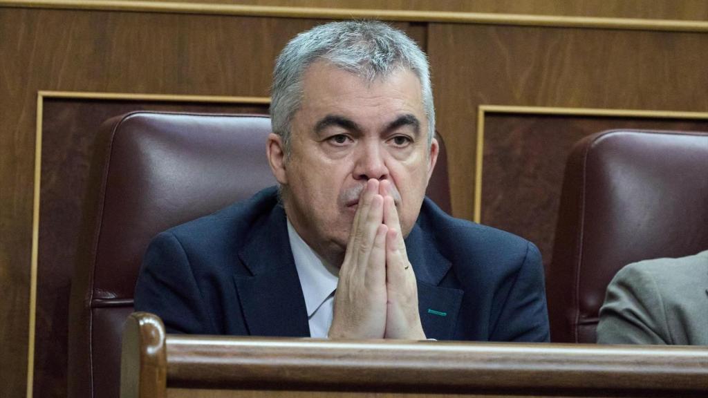 Santos Cerdán este jueves en el Congreso.