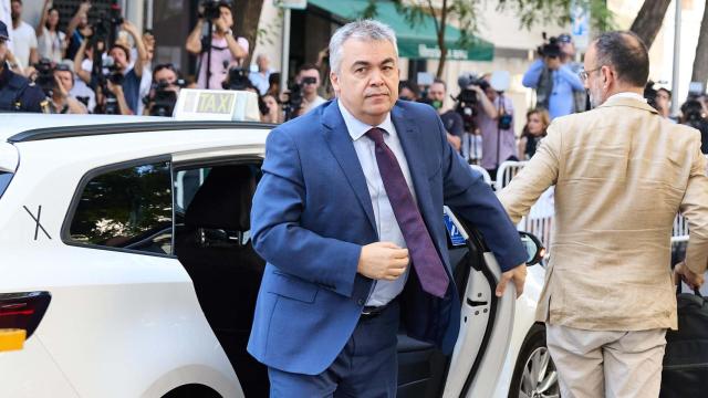 Santos Cerdán, a su llegada al Tribunal Supremo.