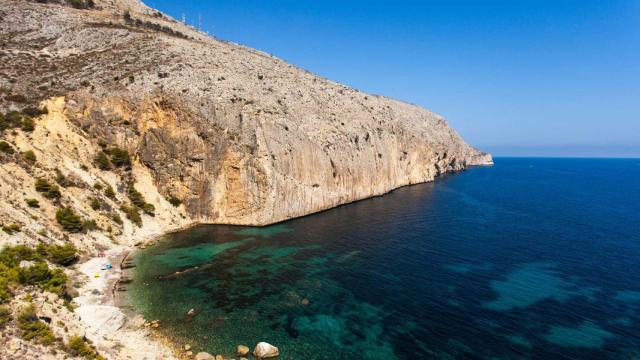 La cala de Calpe Racó del Corb.