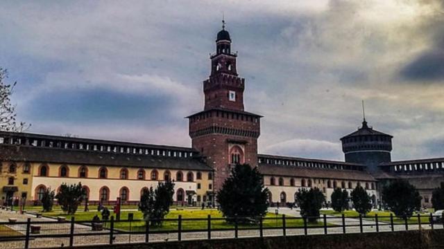 El de Castillo Sforza (Vigevano), en Lombardía.